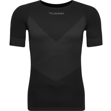 hummel Functional Underwear Short Sleeve Seamless Round Neck Seamless Black Men